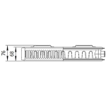 Радиатор стальной панельный AXIS 21 500 x 1600 Ventil (Click) Прав