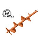 Шнек для грунта однозаходный GDB-200 (20 мм; 200 мм; 80 см) CARVER 01.003.00048