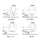 Биде, Villeroy&Boch, Subway 3.0, подвесной, шгв 375*560*270, CeramicPlus, цвет-альпийский белый
