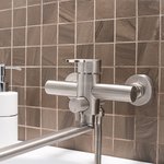 Смеситель для ванны с душем РМС SUS124-006EP Нержавеющая сталь