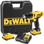 Аккумуляторная безударная дрель-шуруповерт DEWALT DCD710D2 180 Вт 10.8 (12) В XR DCD710D2-QW