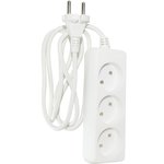 Удлинитель U-3g-3m-c с 3 евророзетками (б/з) 3м, SIMPLE POWER  Jilion 9534027
