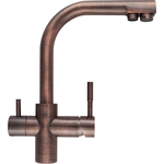 Кран комбинированный Atoll NKD0212AW-L состаренная медь (Antique Wine)
