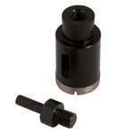 Коронка алмазная по керамограниту 40 мм Серебряная пайка Trio-Diamond GCB763