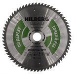Диск пильный Hilberg Industrial Дерево тонкий рез 250*32/30*64Т Hilberg HWT259