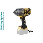 Гайковерт ударный без АКБ/ЗУ. Hanskonner HCD18100S, 1BatterySystem