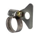 Хомуты червячные накатные с металлическим ключом, нерж. сталь, 2 шт./уп., 10-16 мм Политех Инструмент Инструмент 3205016