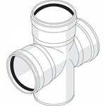 Крестовина 110/110/110/87° REHAU 11215541001