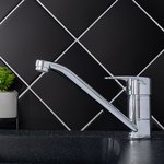 Смеситель для кухни РМС SL52-004FB-25 с длинным изливом Хром