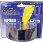 Коронка алмазная по керамике и кафелю с центрирующим сверлом 120мм Trio-Diamond 400120