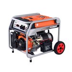 Бензиновый генератор TOR KM8000H 6,0кВт 220В 27л с кнопкой запуска и колесами 1011098