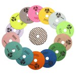 Алмазный гибкий шлифовальный круг "Черепашка" 100 № buff сухая шлифовка Trio-Diamond 360000