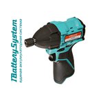 Винтоверт ударн б/щ Sturm,12В,1BatterySystem12V,120Нм,1/4", без АКБ и ЗУ, короб SD1212BL