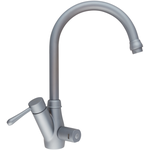 Кран комбинированный Atoll NKD0412ST-L матовый никель (Satin Nickel)