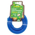 Леска для триммера Gold  "круг" 3,0мм*15м Polyagro 7704030
