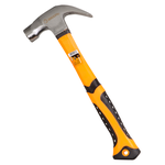 Молоток - гвоздодёр, 450гр., фиберглассовая двухкомпонентная ручка, с магнитом, Вихрь 73/6/8/8