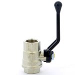 Кран шаровый В/В Ду-25 (1")  ручка черн. Bugatti OREGON (300)