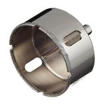 Коронка алмазная по керамике и кафелю с центрирующим сверлом 70мм Trio-Diamond 400070