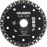 Диск алмазный  Hilberg Super Turbo 125*22,23*10 Hilberg HS102