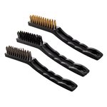 Набор щеток 3 шт с пласт. ручкой большие, Политех Политех Инструмент Инструмент 2120012