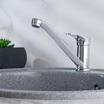 Смеситель для кухни РМС SL86-004FBS-25 с длинным изливом Хром