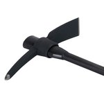 Кирка 2000 г, обрезиненная удлиненная рукоятка, 70% фиберглас, с резиновым отбойником, Pobedit Pobedit 2547220