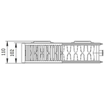 Радиатор стальной панельный AXIS 22 300 x 1100 Classic