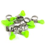 Хомуты червячные накатные с пластиковым ключом, нерж. сталь, 10 шт./уп., 12-20 мм Политех Инструмент Инструмент 3204220