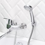 Смеситель  для ванны с душем BOOU B8213-46F универсальный Латунь