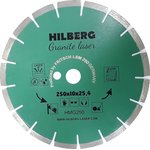 Диск алмазный отрезной 250*32/25,4*10 Hilberg Гранит Лазер Hilberg HMG250