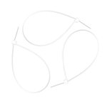 Хомуты нейлоновые белые 250 х 4,8 мм уп.100шт Политех Инструмент Инструмент 3201334