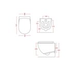Унитаз, , File 2.0, подвесной, шгв 370*530*370, цвет-белый матовый Artceram FLV004 05 30