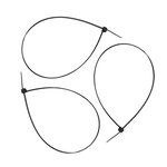 Хомуты нейлоновые черные 400 х 4,8 мм уп.100шт Политех Инструмент Инструмент 3201440