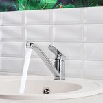 Смеситель для кухни BOOU B8274-14 с длинным изливом Латунь