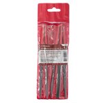 Набор надфилей металлич. 140 мм * ø 3 мм, 5 штук Политех Инструмент Инструмент 2640048