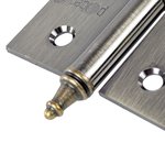 2 шт/уп,Петля дв. разъемн. Пр 75х63х2,5мм, бронза Pobedit 8132104