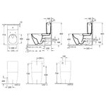 Унитаз, Villeroy&Boch, Venticello, напольный, шгв 375*700*400, цвет-альпийский белый