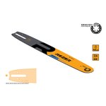 Сварная многослойная направляющая шина  для цепных пил Rezer 456 L 9 M 03.016.00022