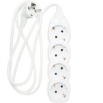 Удлинитель U-4g-3m-Z с 4 евророзетками (с/з) 3м Jilion 9534151