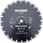 Диск алмазный отрезной 400*25,4*12 Hilberg Hard Materials Лазер асфальт Hilberg HM309