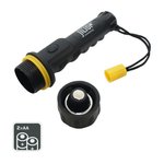 Фонарь ручной светодиодный, 3LED, 2хАА, обрезин. пластик Jilion 9531115
