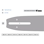 Шина направляющая Rancher 403 L 9 A (40 см; 1.3 мм; 3/8") для цепных пил Rezer 04.001.00004