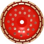 Чашка алмазная 230 Сегментная двухрядная Trio-Diamond TCW257