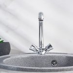 Смеситель для кухни РМС SL116-273F двуручковый Хром