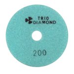 Алмазный гибкий шлифовальный круг "Черепашка" 100 № 200, Trio-Diamond 340200