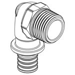 Угольник-переход с наружной резьбойй 32-R1 RX+(Старый 13660931001)
