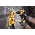 Ударная бесщеточная дрель-шуруповерт DEWALT DCD706D2 250 Вт 10.8 (12) В 57.5 Нм 1500 об/мин 25500 уд/мин DCD706D2-QW