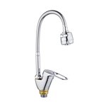 Смеситель для кухни РМС SL55-016F с гибким изливом Хром