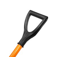 Лопата поликарбонат ал чер v- руч.  340х385мм "ПОЛИМИНИ" Polyagro 8025694