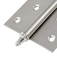 2 шт/уп,Петля дв. разъемн. Лв 125х75х2,5мм, никель Pobedit 8132121